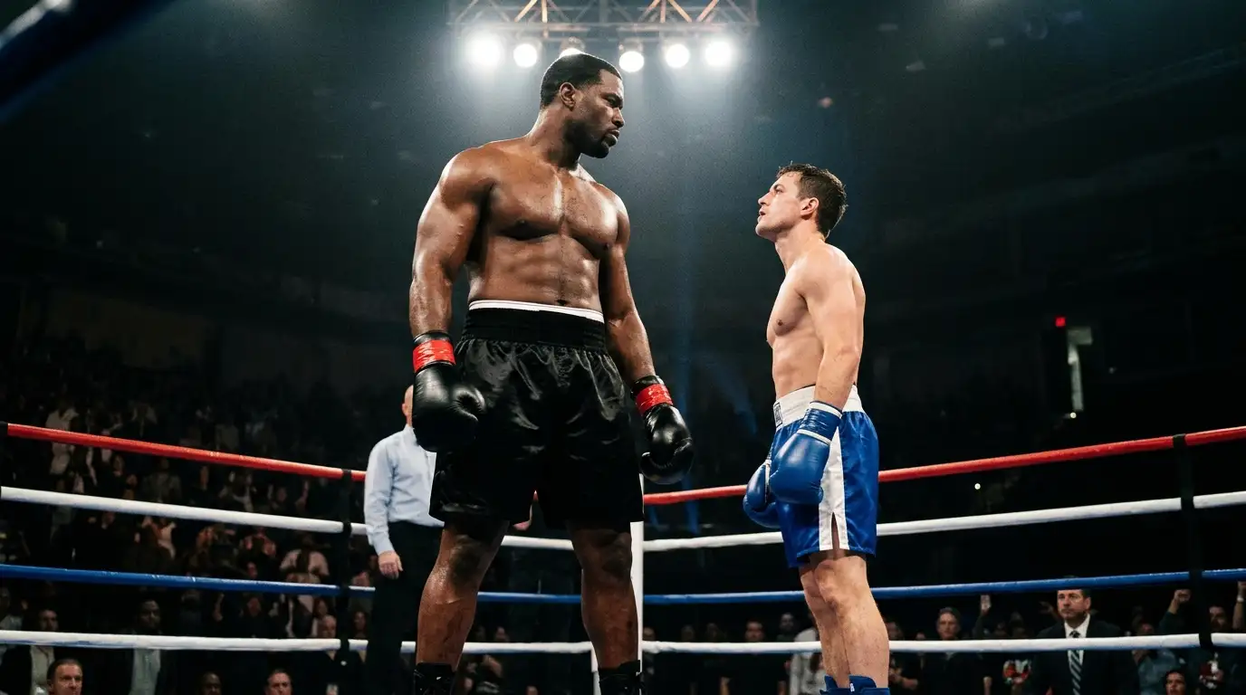 Pugile favorito dominante sul ring con quota molto bassa per lo scommettitore